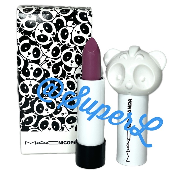 NEW MAC Cosmetics Nicopanda Lipstick in Kawaii Party Matte Lip Lavender Mauve - Picture 3 of 10